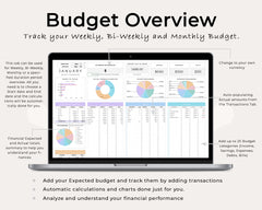 Simple Monthly Budget Spreadsheet Template