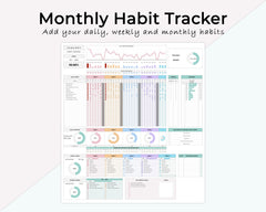 Ultimate Habit Tracker Spreadsheet Template