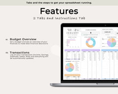 Simple Monthly Budget Spreadsheet Template