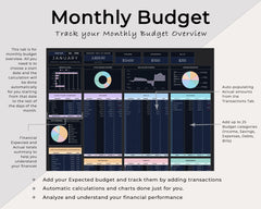 monthly budget template