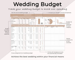 Wedding Planner Spreadsheet